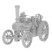 3d Steam car model buy - render