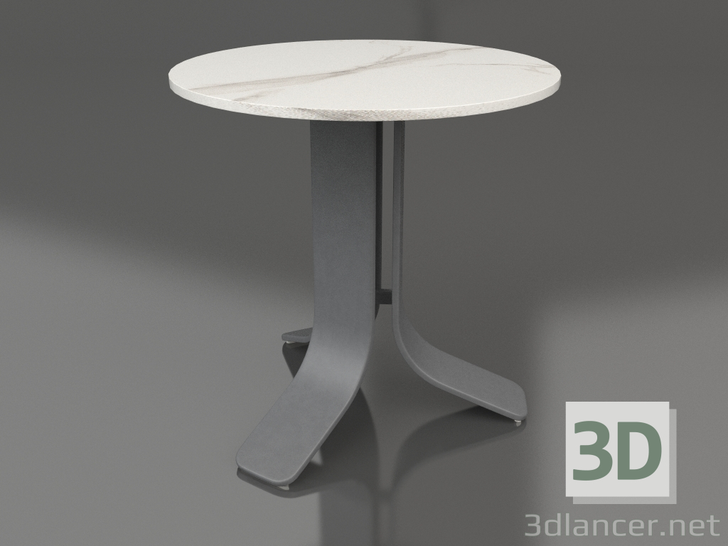 3d model Coffee table Ø50 (Anthracite, DEKTON Aura) - preview
