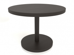 डाइनिंग टेबल डीटी 012 (डी = 1000x750, लकड़ी का भूरा गहरा)