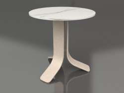Coffee table Ø50 (Sand, DEKTON Aura)