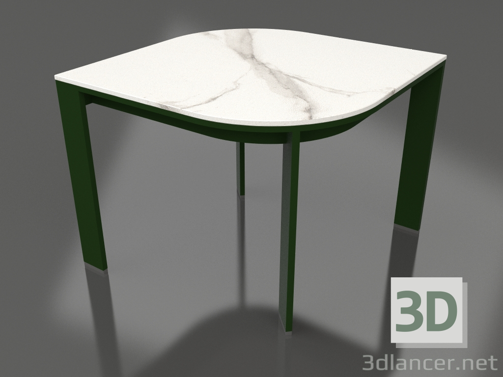 3d model Coffee table 45 (Bottle green) - preview