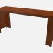 3d модель Барний столик в стилі ар-деко Десмонд дерев'яні – превью