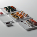 modello 3D sushi - anteprima
