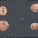 modello 3D di Cervello low-poly comprare - rendering