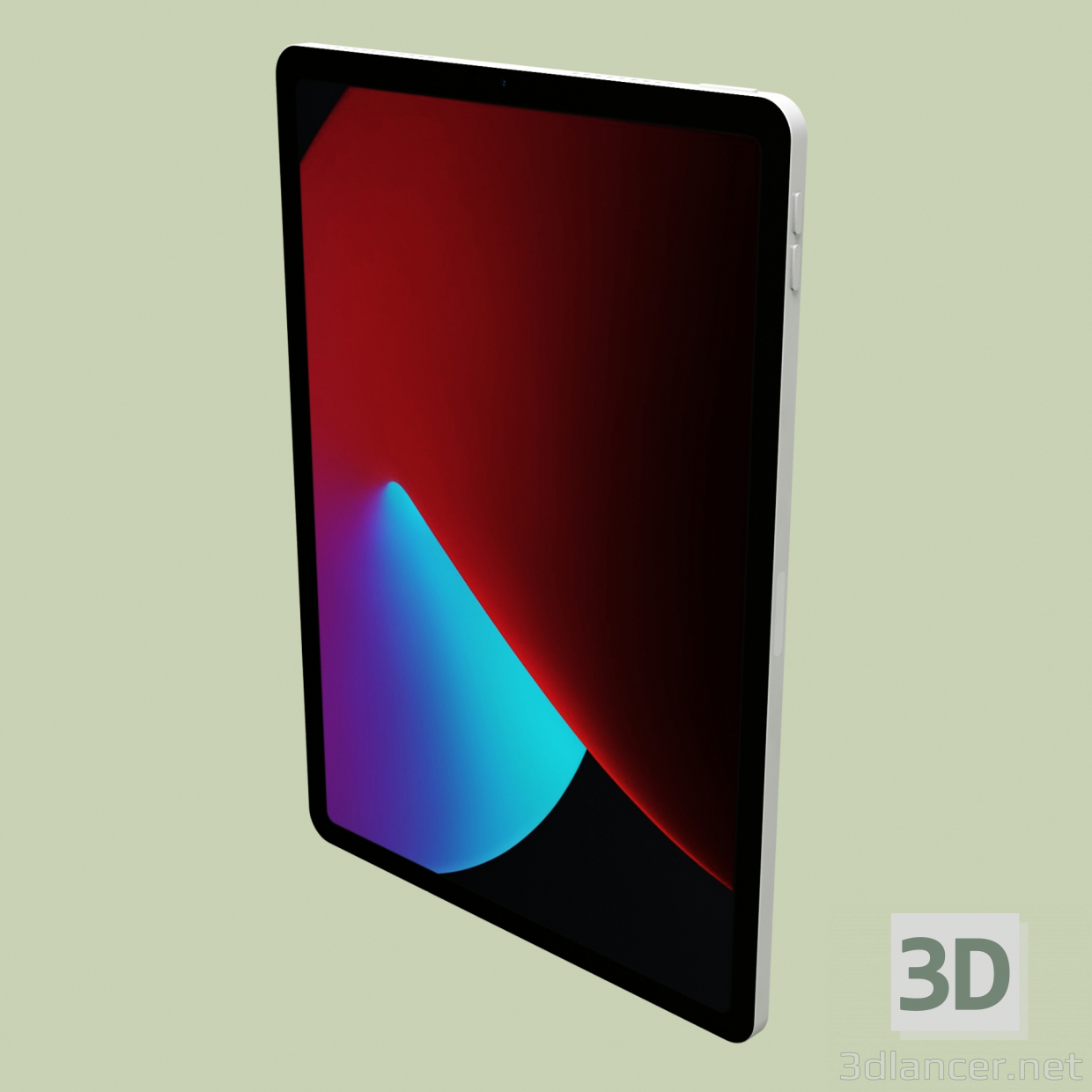 modèle 3D de Tablette Apple iPad Air 4 (2020) acheter - rendu