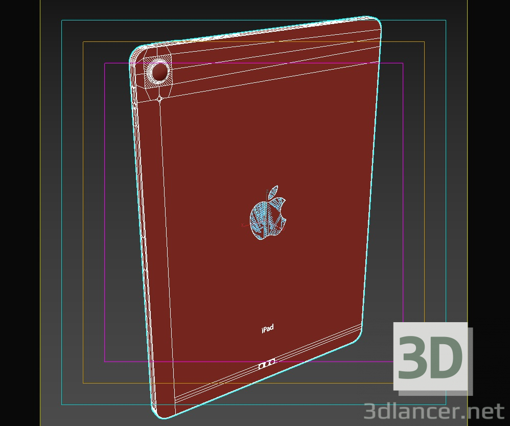 Tableta Apple iPad Air 4 (2020) 3D modelo Compro - render
