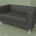 3d model Double sofa Alecto (Domus black) - preview