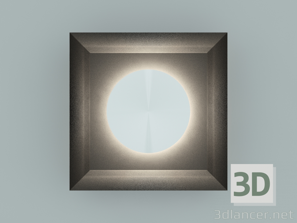 3D modeli Vip Ayna Işıklı Ayna (35x35 cm) - önizleme