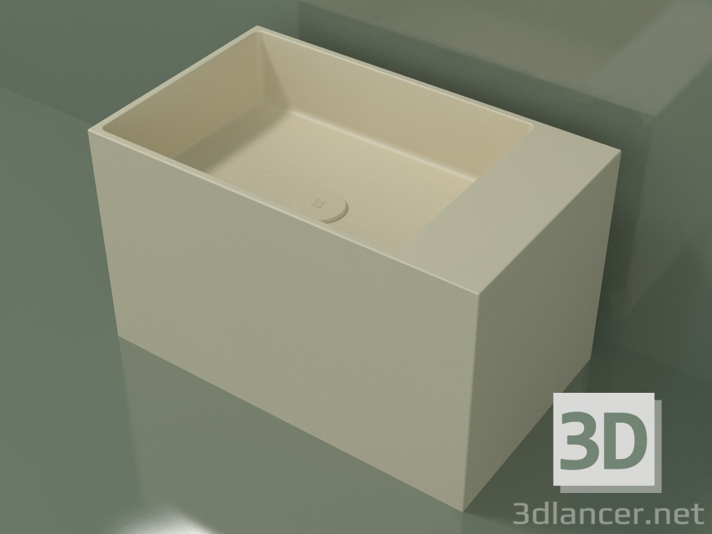 3D modeli Tezgah üstü lavabo (01UN32102, Bone C39, L 60, P 36, H 36 cm) - önizleme