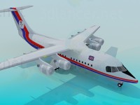 modèle 3D BAe 146 - preview