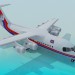 modèle 3D BAe 146 - preview