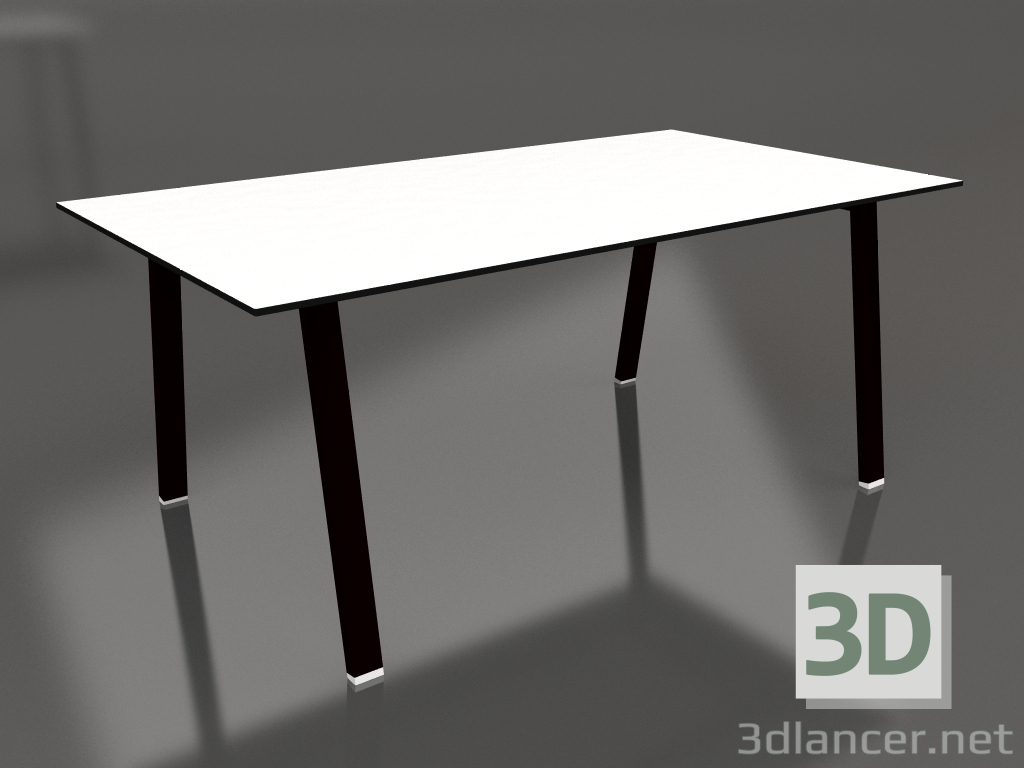 3d model Dining table 180 (Black, Phenolic) - preview