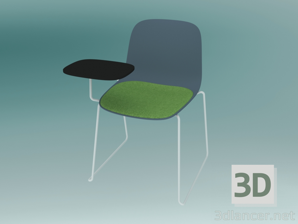 modèle 3D Chaise avec table SEELA (S315) - preview