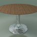 3d model Round dining table (132, Natural Lacquered) - preview