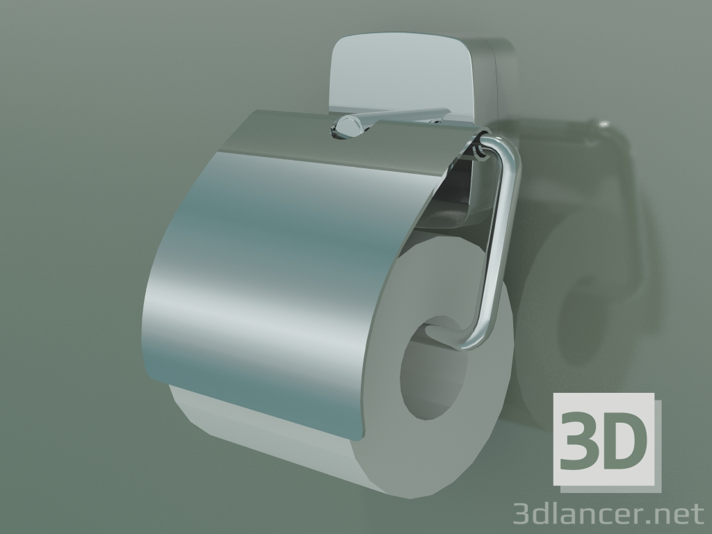 3 डी मॉडल ढक्कन के साथ शौचालय रोल धारक (41508000) - पूर्वावलोकन