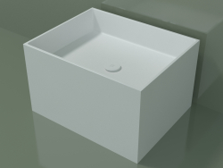 Countertop washbasin (01UN32301, Glacier White C01, L 60, P 48, H 36 cm)