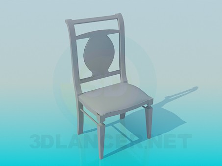 3d модель Стильний стілець – превью