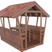 3d summer house model buy - render