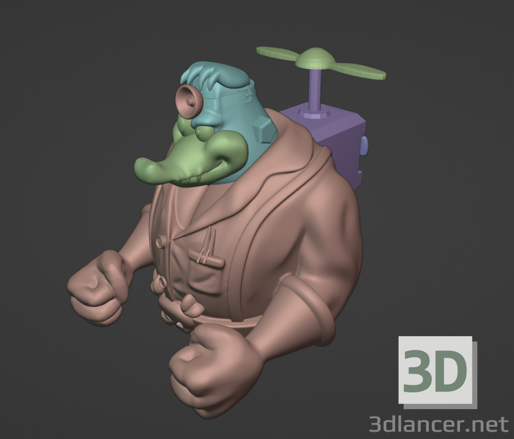 3D DKC3 Satranç Paketinden Baron K.Rooleinstein modeli satın - render