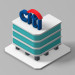 3D modeli Citibank binası - önizleme