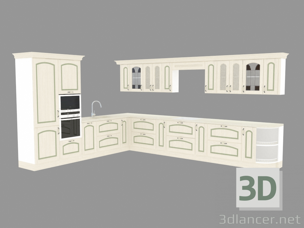 3D modeli Mutfak Rosa De Cape - önizleme
