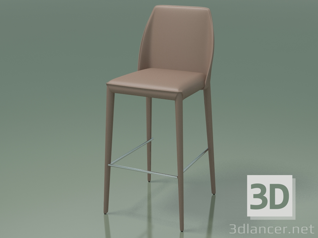 modèle 3D Chaise demi-bar Marco (111942, gris-brun) - preview