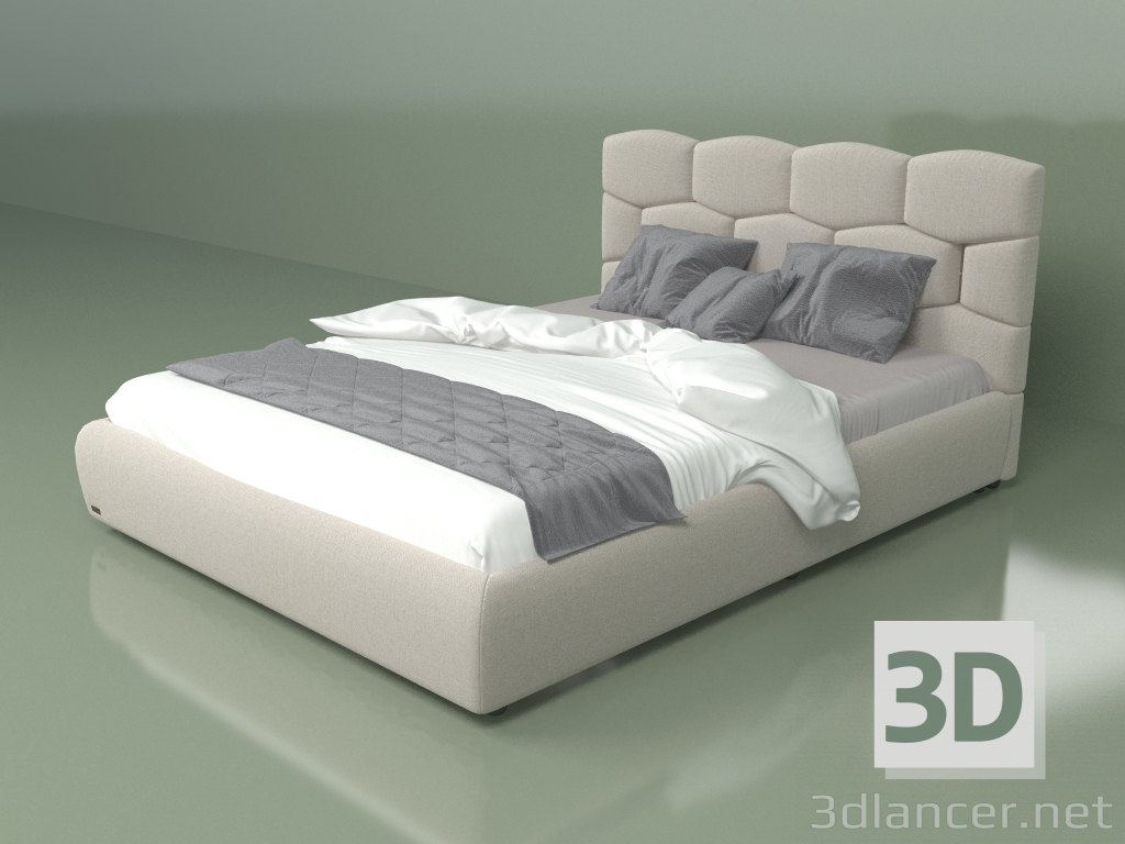 3D Modell Doppelbett Bata 1,6 m² - Vorschau