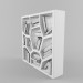 Design Bücherregal 3D-Modell kaufen - Rendern