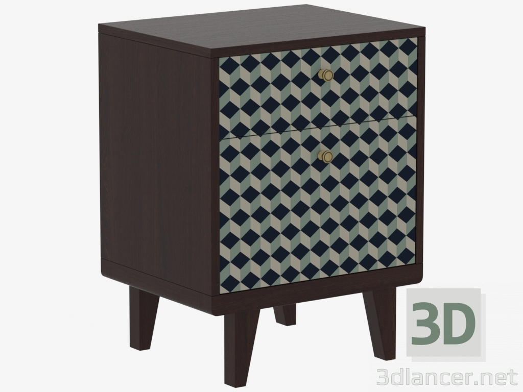 3d model Bedside nightstand THIMON (IDC008002019) - preview