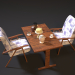 modello 3D di Tavolo e sedia dell'URSS comprare - rendering