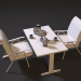 UdSSR Tisch und Stuhl 3D-Modell kaufen - Rendern