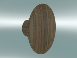 Крюк для одягу Dots Wood (Ø9 cm, Walnut)