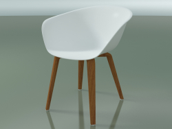 Крісло 4203 (4 дерев'яні ніжки, teak effect, PP0001)