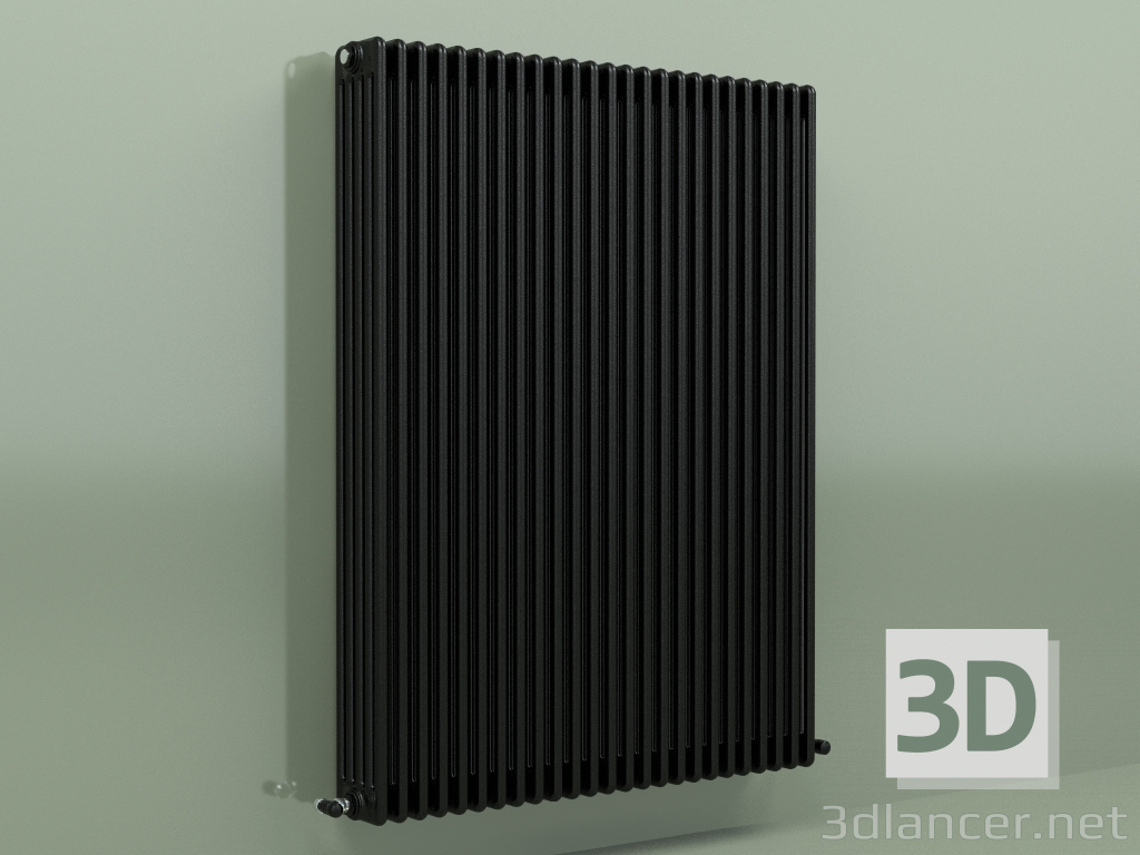 modèle 3D Radiateur TESI 5 (H 1500 25EL, Noir - RAL 9005) - preview