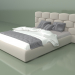 3D modeli Çift kişilik yatak Bata XL 1,6 m - önizleme