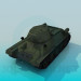 3d model T-34 - preview