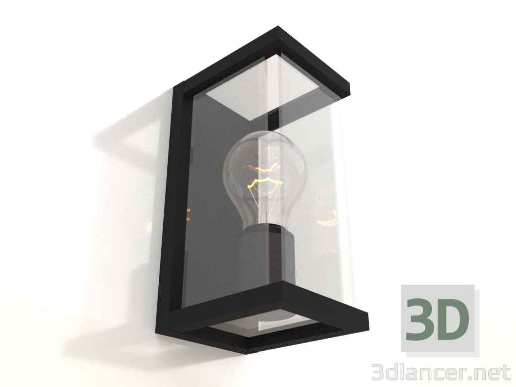 3D modeli Duvar sokak lambası (6494) - önizleme