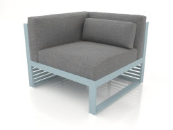 Modular sofa, section 6 left (Blue gray)