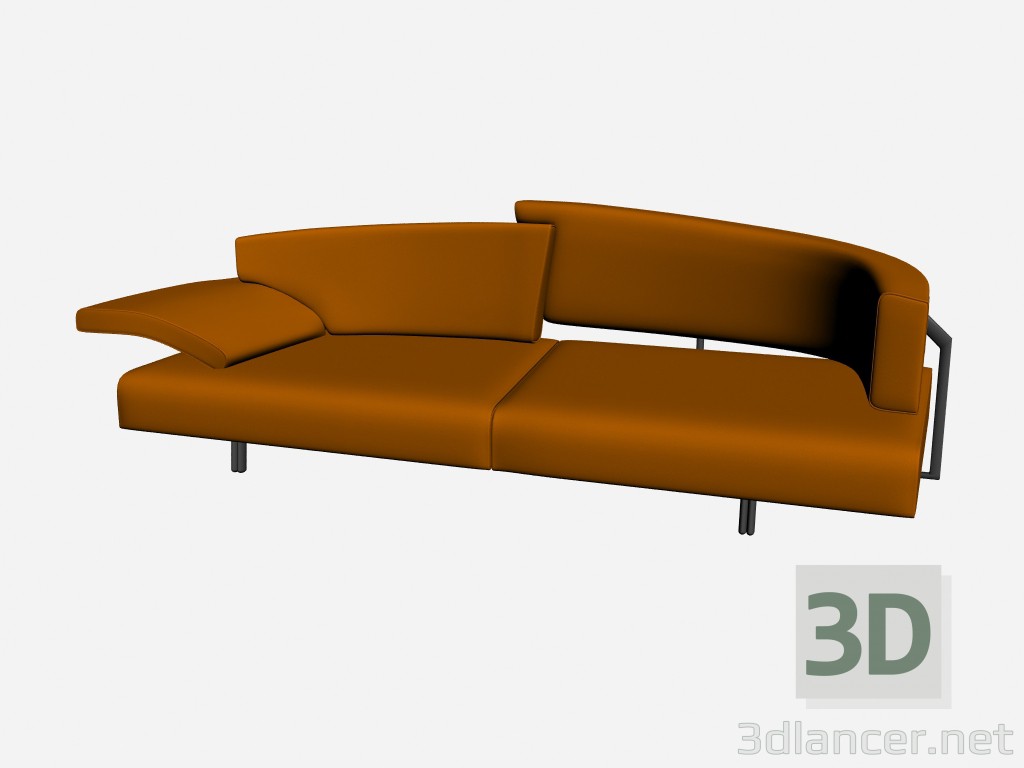 3d model Ted couch 1 - preview