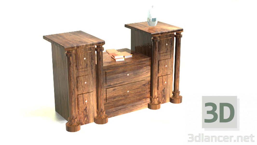 3d model Piece of furniture - preview