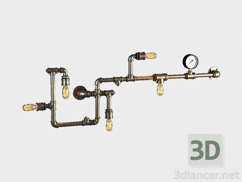 3d model Sconce TUBE SCONCE (SN047-5) - preview