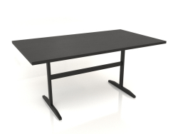 Mesa de comedor DT 12 (1600x900x750, madera negra)