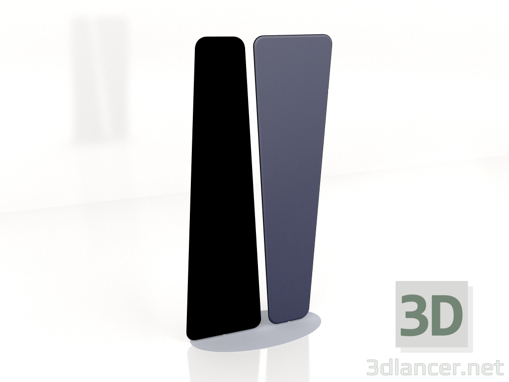 3d model Free standing acoustic screen Viva VV02 (850x400) - preview
