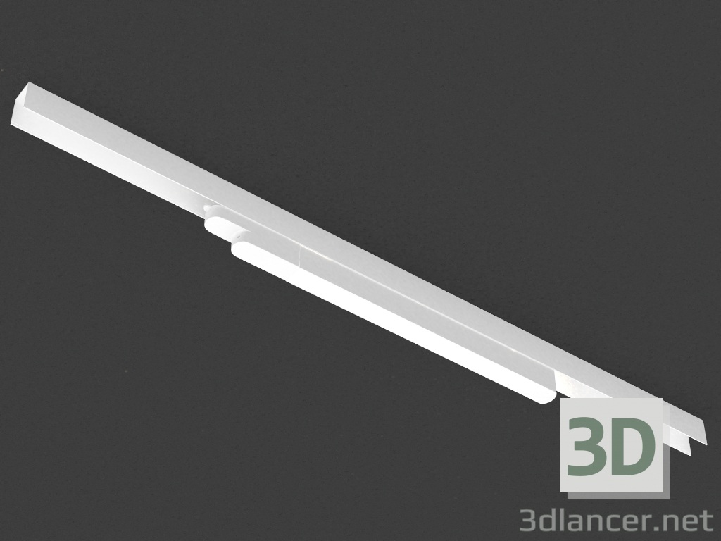 3 डी मॉडल एलईडी दीपक ट्रैक (DL18931_20W सफेद 3000K) - पूर्वावलोकन