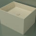 modèle 3D Vasque à poser (01UN32301, Bone C39, L 60, P 48, H 36 cm) - preview
