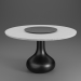 3d Стол обеденный (Белый шпон дуба) Studio-Mebel модель купить - ракурс