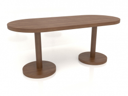Table à manger (1800x800x750, bois brun clair)