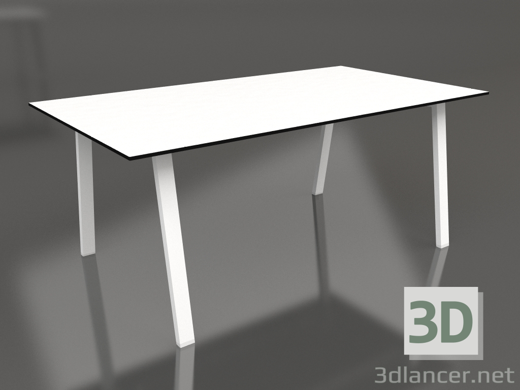 3d model Dining table 180 (White, Phenolic) - preview