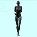 modèle 3D femme-2 - preview
