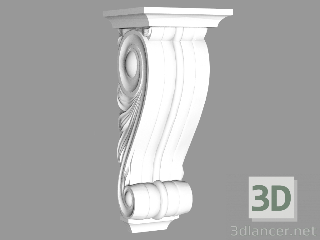 3D modeli Destek (KR 002) - önizleme